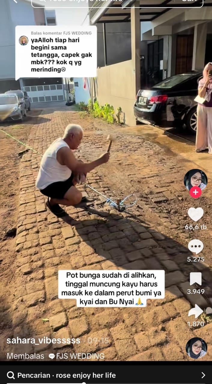 Imam Muslimin mematok tanah yang diklaim miliknya